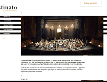 Tablet Screenshot of ostinato.fr